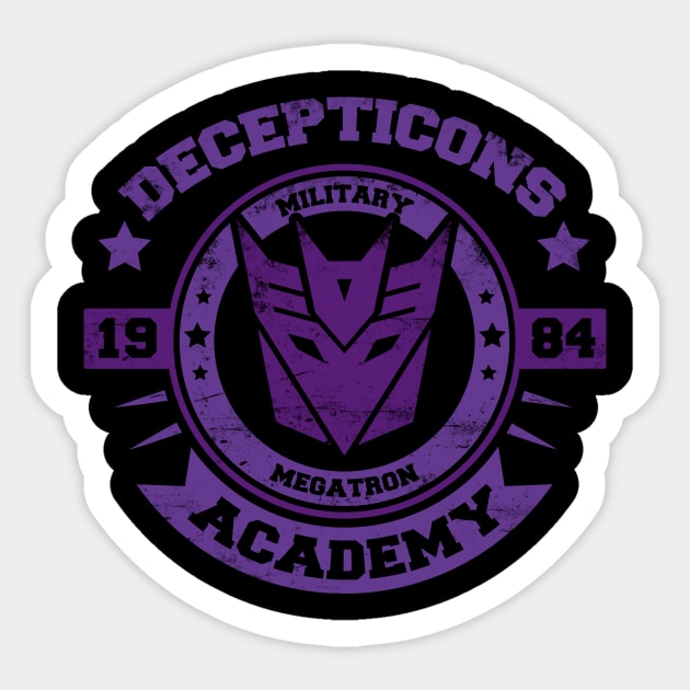 Decepticons Academy war Sticker by Soulkr